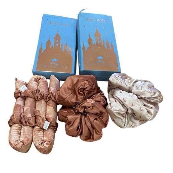 Kitsch Other - KITSCH BUNDLE DISNEY Curling Rods & scrunchies + 2 7” pillow scrunchies, NWT